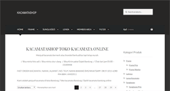 Desktop Screenshot of kacamatashop.net
